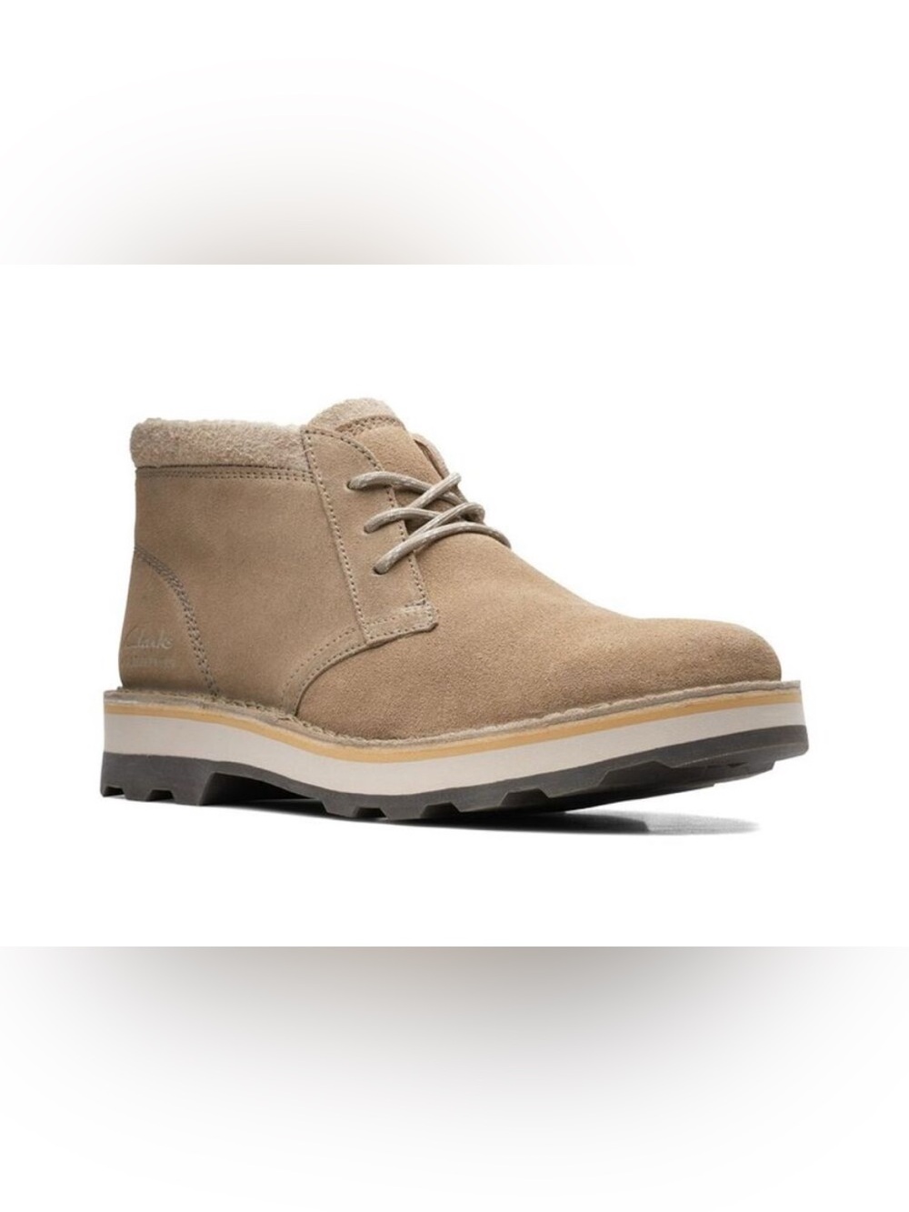 NWT Clarks Corston Db Weatherproof Suede Boot Men's Size 7